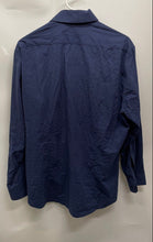 Load image into Gallery viewer, Tahari Mens Blue Long Sleeve Slim Fit Stretch Non-Iron Dress Shirt Size L w/ Tag
