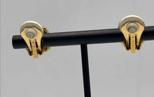 Load image into Gallery viewer, Authentic Swarovski Women's Gold-Tone Pavé Earrings
