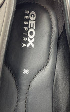 Load image into Gallery viewer, Geox Respira Womens Black Round Toe Slip-On Loafer Shoes Size 38
