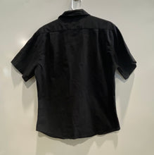 Load image into Gallery viewer, Beverly Hills Polo Club Mens Black Short Sleeve Collared Button-Up Shirt Size XL
