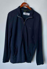 Load image into Gallery viewer, Boss Mens Navy Blue Long Sleeve Mock Neck Pockets Full-Zip Jacket Size XXL
