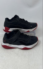 Load image into Gallery viewer, Nike Kids Jordan 11 CMFT Low Black Red White Leather Sneaker Shoes Size 3Y

