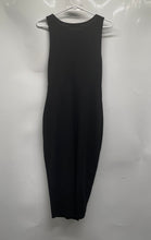 Load image into Gallery viewer, Guess Womens Black Sleeveless Round Neck Gathered Midi Sheath Dress Size S
