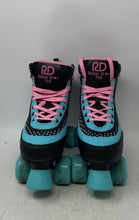 Load image into Gallery viewer, Roller Derby Womens Roller Star 750 Multicolor Bubble Gum Roller Skates Size 7

