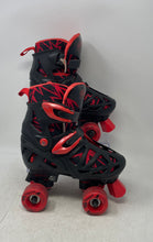 Load image into Gallery viewer, Roller Derby Unisex Kids Black Red Adjustable Strap Roller Skates Size 3-6

