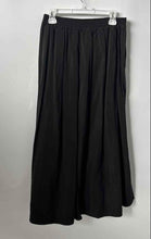 Load image into Gallery viewer, Zara Womens Black Pleated Elastic Waist Pull-On Maxi Skirt Size XS-S
