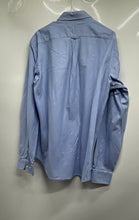 Load image into Gallery viewer, Tommy Hilfiger Mens Blue White Long Sleeve Collared Pockets Dress Shirt Size L
