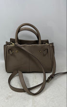 Load image into Gallery viewer, Vince Camuto Womens Gray Leather Double Handle Pockets Lined Satchel Handbag

