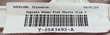 Load image into Gallery viewer, Express Womens Pink Pleated Front Extreme High Rise Midi Bermuda Shorts Size 2

