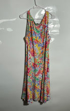 Load image into Gallery viewer, Lauren Ralph Lauren Womens Multicolor Floral Sleeveless Fit &amp; Flare Dress Sz XL
