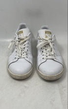Load image into Gallery viewer, Adidas Boys Stan Smith Low BB0209 White Gold Lace-Up Sneaker Shoes Size 6.5
