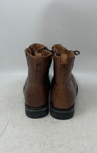 Load image into Gallery viewer, Guess Mens Brown Leather Round Toe Side Zipper Ankle Boots Size 7
