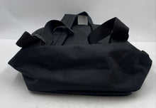 Load image into Gallery viewer, Jimmy Choo Parfums Mens Black Inner Pocket Adjustable Strap Zipper Backpack

