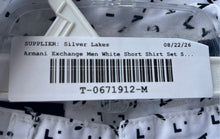 Load image into Gallery viewer, Armani Exchange Mens White Printed Shorts &amp; Shirt Set Size Size 30/M
