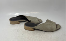 Load image into Gallery viewer, Mercedes Castillo Womens Gray Suede Slip-On Block Heels Slide Sandals Size 8
