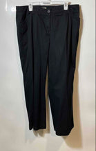 Load image into Gallery viewer, Jones New York Womens Black Flat Front Stretch Straight Leg Ankle Pants Size 16W
