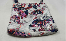 Load image into Gallery viewer, Vera Bradley Womens Gray Floral Print Adjustable Strap Shoulder Crossbody Bag
