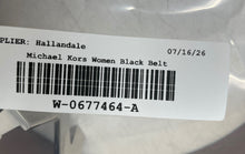 Load image into Gallery viewer, Michael Kors Womens Black Leather Adjustable Buckle Casual Reversible Belt
