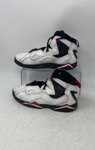 Load image into Gallery viewer, Nike Kids Air Jordan True Flight 343796 White Black Red Sneaker Shoes Size 3Y
