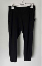 Load image into Gallery viewer, Lululemon Womens Black Elastic Waist Skinny Leg Ankle Leggings Size 10

