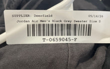 Load image into Gallery viewer, Air Jordan Mens Black Gray Graphic Print Pockets Pullover Hoodie Size S
