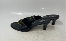 Load image into Gallery viewer, Franco Sarto Womens Black Open Toe Slip-On Block Heel Slide Sandals Size 10M
