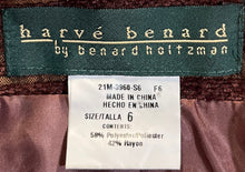 Load image into Gallery viewer, Harve Benard By Benard Holtzman Womens Multicolor Patchwork Blazer Jacket Size 6
