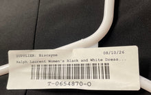 Load image into Gallery viewer, Lauren Ralph Lauren Womens Black White Sleeveless Sheath Dress Size 12
