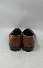 Load image into Gallery viewer, Nordstrom Mens Brown Leather Moc Toe Slip-On Penny Loafer Shoes Size 12N
