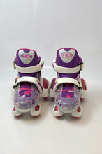 Load image into Gallery viewer, Roller Derby Girls Multicolor Adjustable 4-Wheels Roller Skates Size 7-11C
