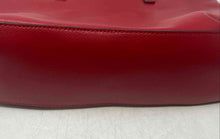 Load image into Gallery viewer, Michael Kors Womens Red Double Handle Inner Pockets Shoulder Handbag
