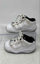 Load image into Gallery viewer, Nike Boys Air Jordan 11 Retro White Blue Lace-Up Sneaker Shoes Size 6C
