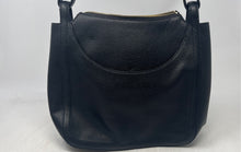 Load image into Gallery viewer, DKNY Womens Barbara Black Pebbled Leather Inner Pockets Messenger Bag
