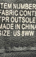 Load image into Gallery viewer, Unbranded Womens Black White Embroidered Side-Zip Cowgirl Western Boots Size 8WW

