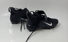 Load image into Gallery viewer, Nike Boys Alpha Menace Varsity 2 AV1176-100 Black Lace-Up Football Cleats Sz 1Y
