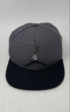 Load image into Gallery viewer, Jordan Boys Gray Black Printed Jumpman Adjustable Baseball Cap

