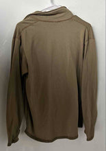 Load image into Gallery viewer, Unbranded Mens Green Long Sleeve Fleece Waffle Regular Fit 1/4 Zip Jacket Size S
