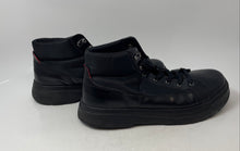 Load image into Gallery viewer, Hugo Boss Mens Black Leather Round Toe Lace-Up Ankle Boots Size EUR 46
