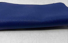 Load image into Gallery viewer, Michael Kors Womens Blue Saffiano Leather Inner Divider Zip-Around Wallet
