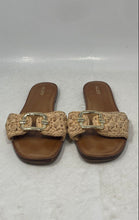 Load image into Gallery viewer, Aldo Womens Glaeswen Beige Open Toe Slip-On Flat Slide Sandals Size 8
