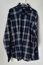 Load image into Gallery viewer, Express Mens Multicolor Plaid Cotton Modern Fit Dress Shirt Size XXL 18-18.5
