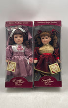 Load image into Gallery viewer, Dan-Dee Donatella The Roma Collection Fine Bisque Porcelain Dolls Set Of 2 Pcs
