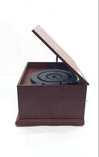 Load image into Gallery viewer, Victrola Model VTA-250B Antique Built-In-Radio CD Player Turntable Not Tested
