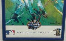 Load image into Gallery viewer, World Series 2003 Malcolm Farley Signed Framed MLB Baseball Art Poster
