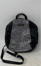Load image into Gallery viewer, Steve Madden Womens Black Rhinestone Faux Leather Chain Strap Zipper Backpack

