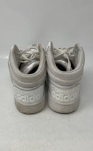 Load image into Gallery viewer, Adidas Womens Hoops 3.0 Mid GW5457 White Mid Top Lace-Up Sneaker Shoes Size 9
