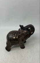 Load image into Gallery viewer, Home Decor Brown Collectible Engraved Elephant Ceramic Figurine
