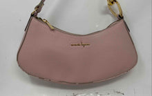 Load image into Gallery viewer, Nanette Lepore Womens Pink Pebble Leather Inner Pocket Zipper Shoulder Purse
