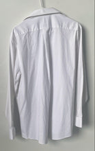 Load image into Gallery viewer, Stafford Mens White Long Sleeve Regular Fit Collared Dress Shirt Size L 16-16.5
