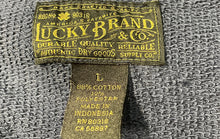 Load image into Gallery viewer, Lucky Brand Mens Blue Cotton Blend Long Sleeve Mock Neck T-Shirt Size Large
